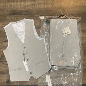New Grey Topman Vest and Pants